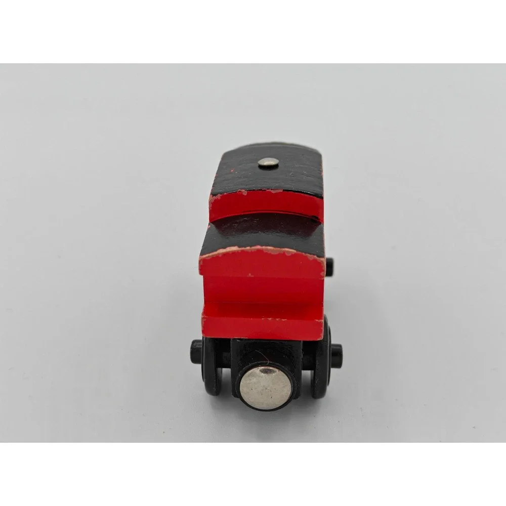 Thomas & Friends Wooden‎ Railway Sodor Line Caboose Red Black Magnetic Train Car